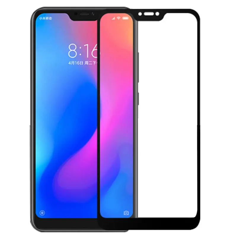 Закаленное стекло 2.5D с полным покрытием краев и защитой от царапин для Xiaomi Redmi 6 pro