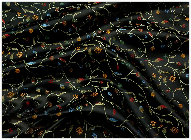 100 см x 75 перец Цветочный стиль высокая точность жаккардовый тисненый сатин