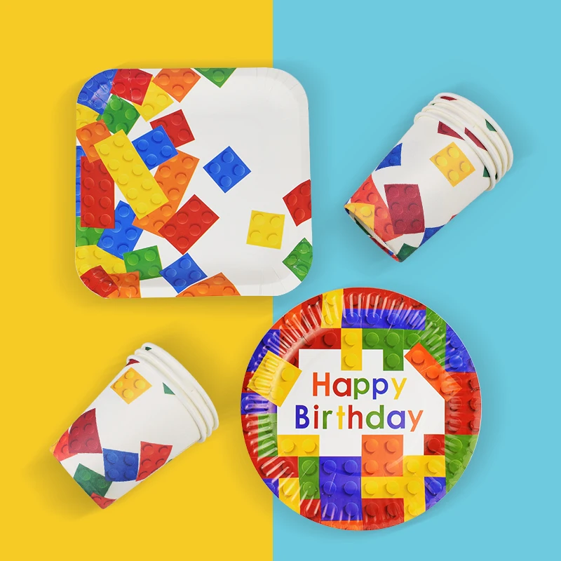 8 шт. одноразовые тарелки для детского праздника | Дом и сад