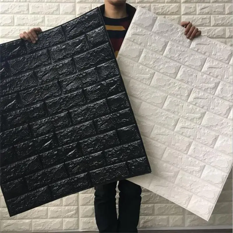 3D обои из пенополистирола 70*77 см большие настенные наклейки 7 цветов для гостиной