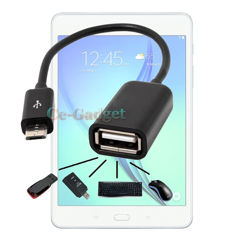 5 контактов Micro USB OTG к 2 0 адаптеры для Samsung Galaxy Tab S2 8 9 7 A T280 T350 T351 T550 Хост-конвертер |