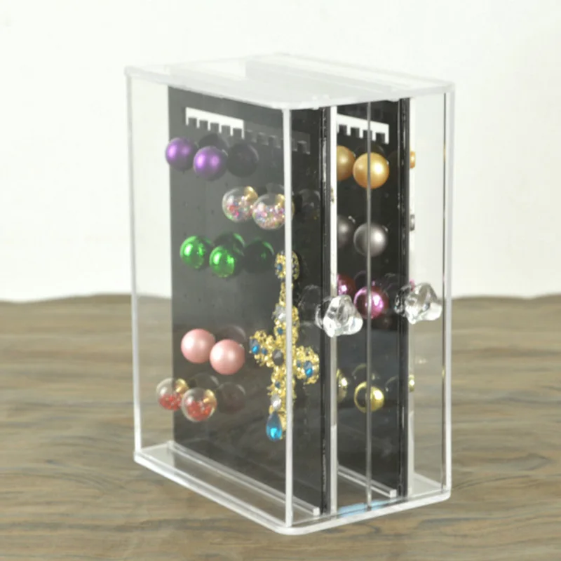New Acrylic Drawer Design Jewelry Box High Quality Earring Necklace Storage Organizer Pendant Locket Jewellery Stand Case Clear