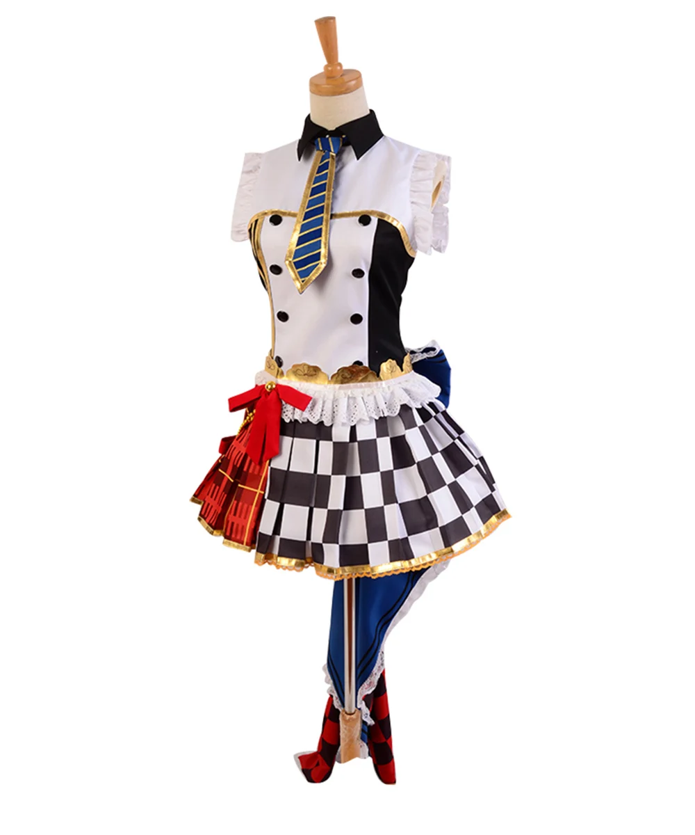 Женский карнавальный костюм для косплея Love Live Maid Rin Hoshizora вечерние костюмы на