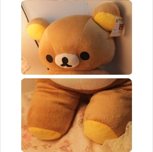 

Cute Kawaii Big Huge Giant 80cm/31Inch Stuffed Plush Soft Bear Toy Animal Doll Pillow brown 100% Cotton lover gift