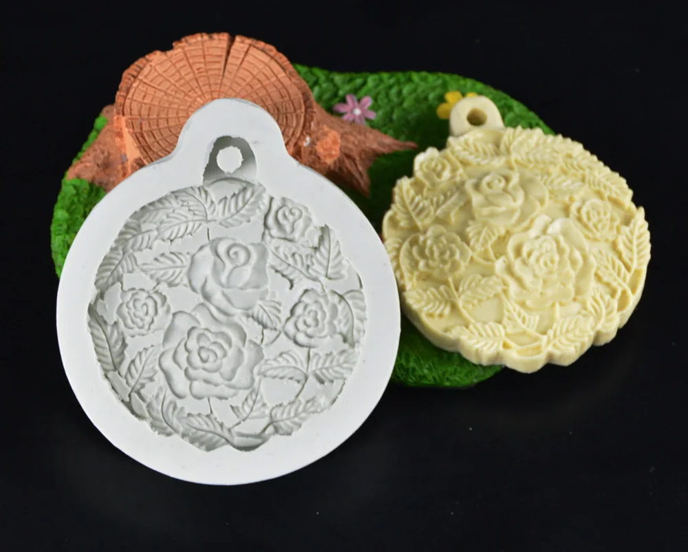 Силиконовая форма для мыла Rose Craft 3D формы рукоделия полимерная глина свечей Fondant