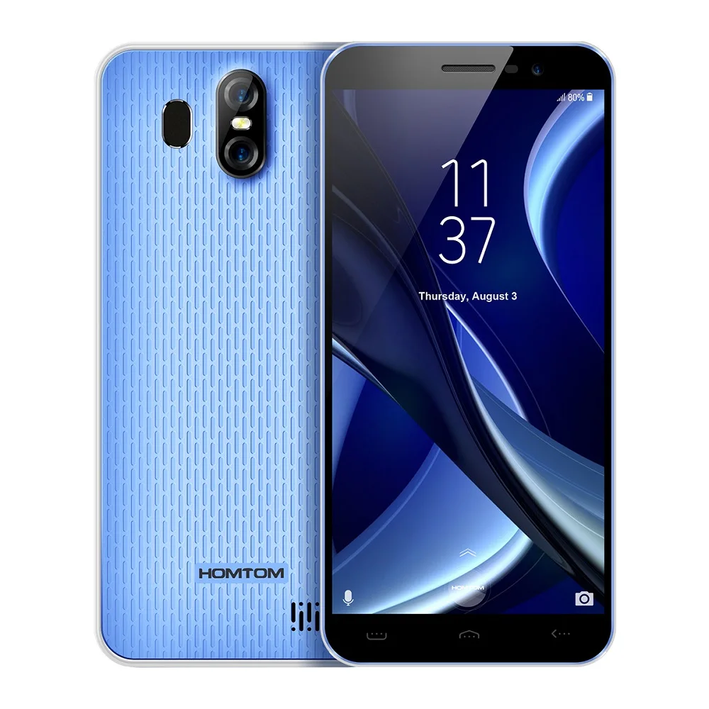 HOMTOM S16 смартфон 3g Android 7 0 MTK6580 Quad Core 1. Hz 2 ГБ Оперативная память 16 Встроенная 13.0MP + 8MP