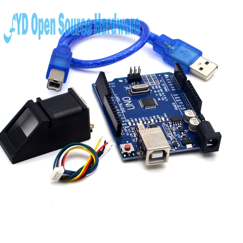 Модуль отпечатков пальцев для оптического датчика + 1 шт. UNO R3 MEGA328P с usb