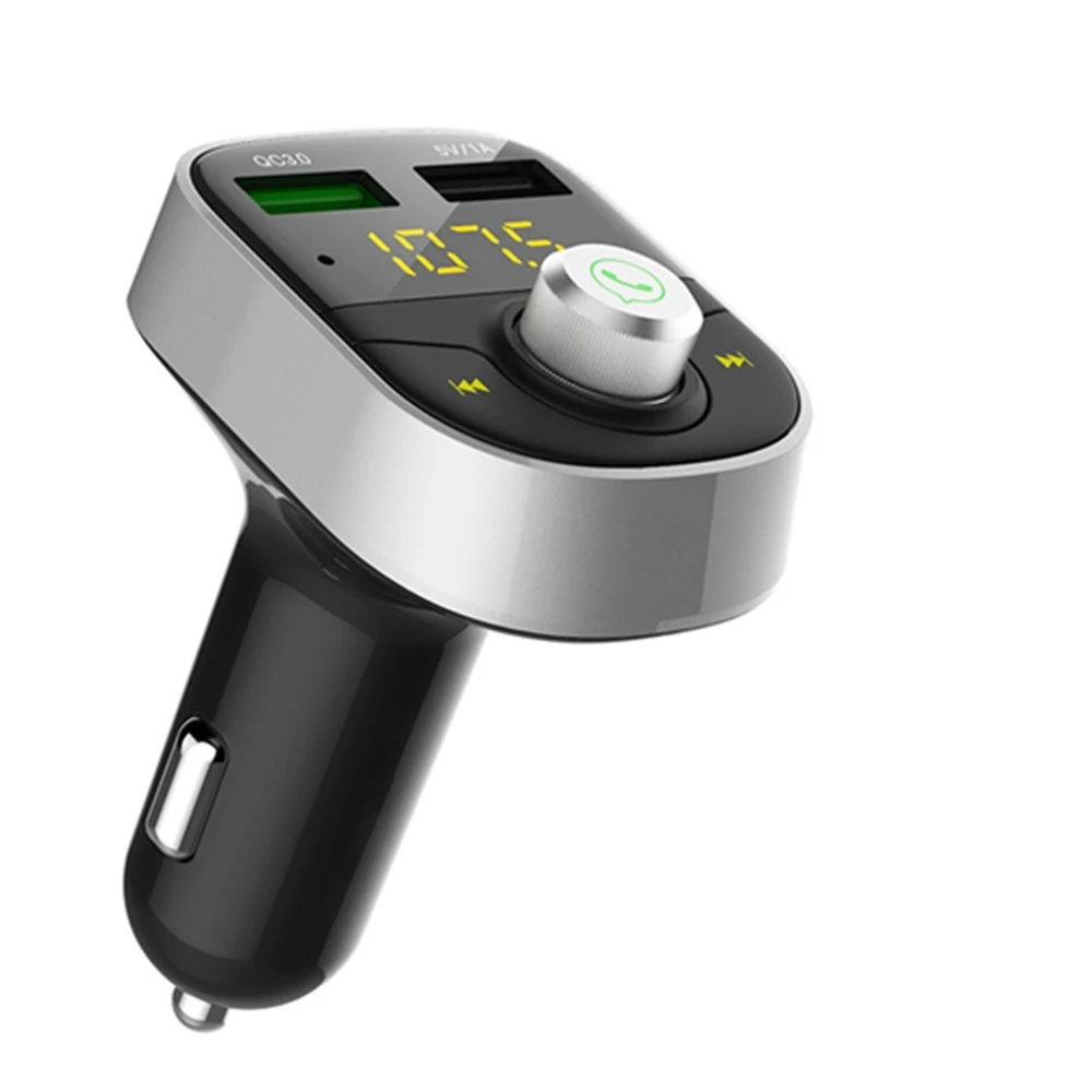 Автомобильное зарядное устройство Haina QC3.0 быстрое FM передатчик Bluetooth MP3 плеер