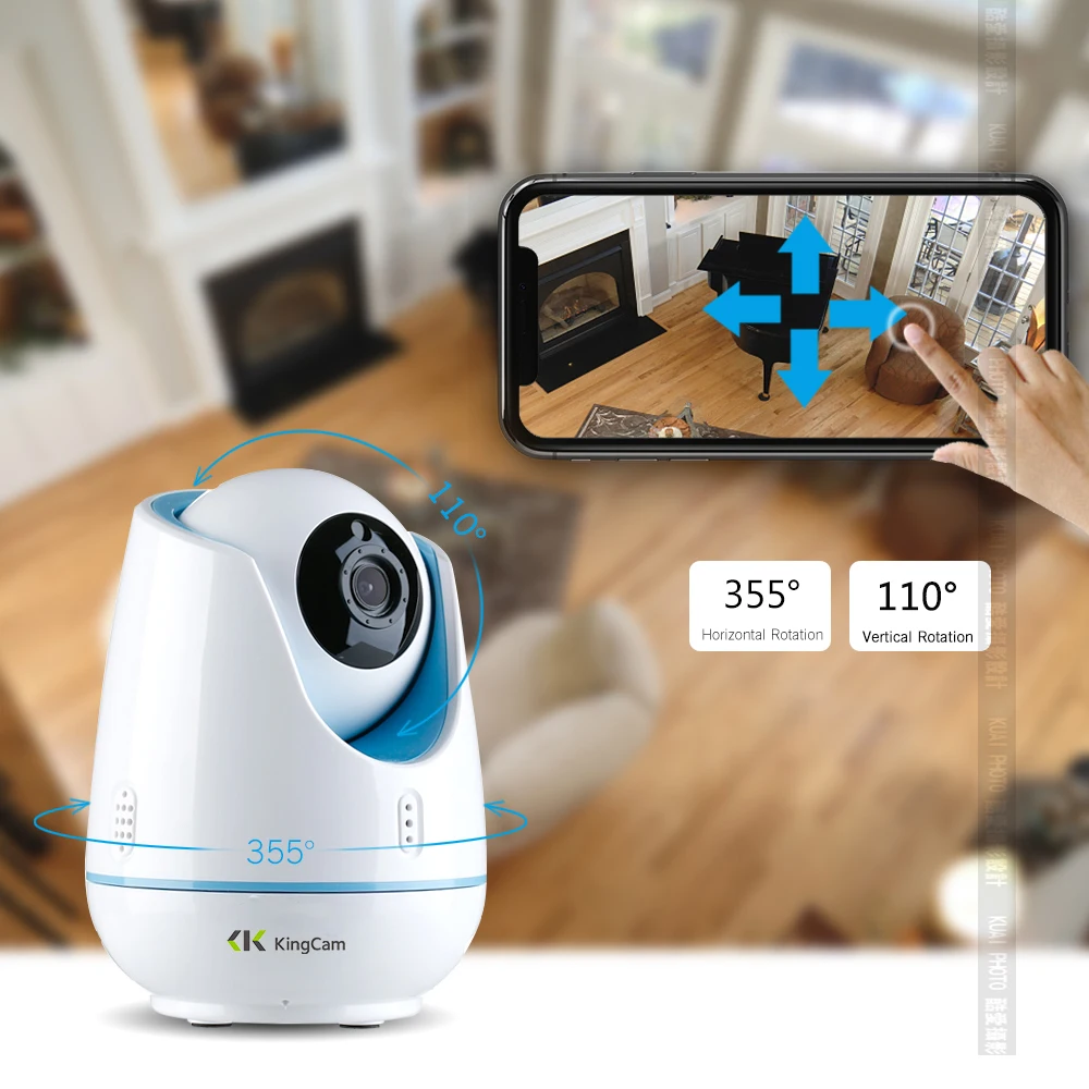 KingCam 1080 P Wi Fi Видеоняни и радионяни Беспроводной 2 аудиоданных Smart Камера с