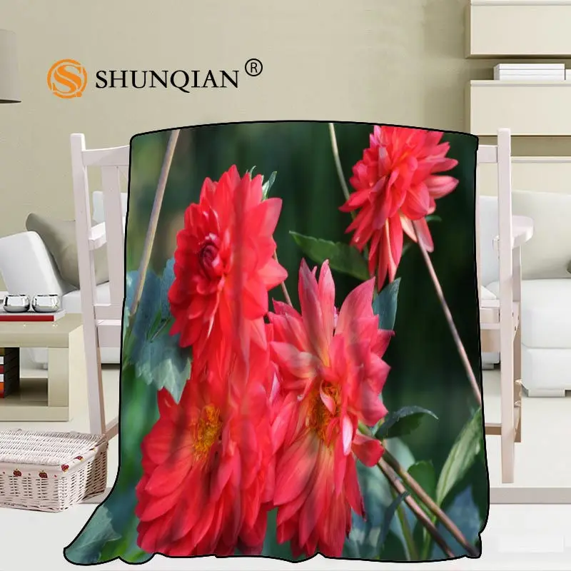 comprar Personalizado Dahlia Cobertor Mistura De Tecido 56x80inch50x60inch40x50inch Sofá Cama Cobertor Cobertor Criança Adulto Quente