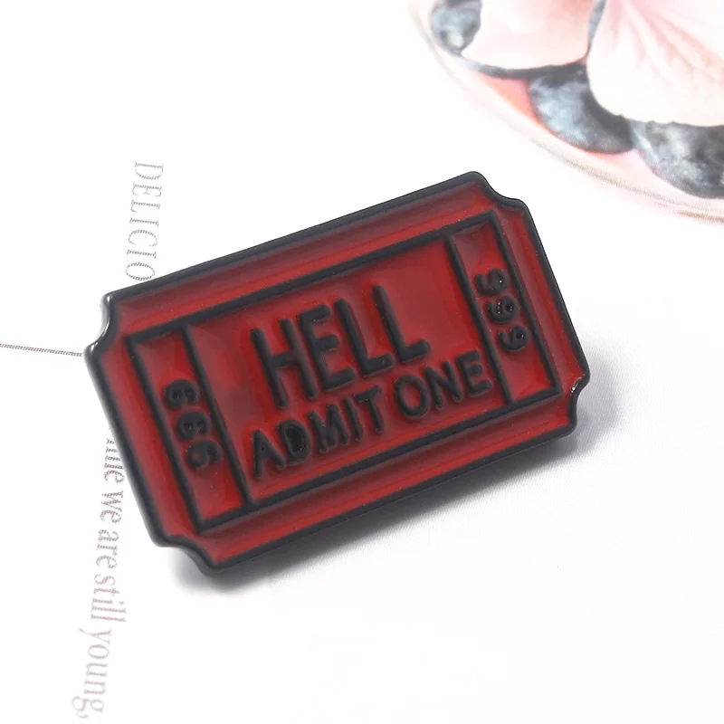 Женская/Мужская эмалированная брошь в виде букв значок на булавке | Украшения и