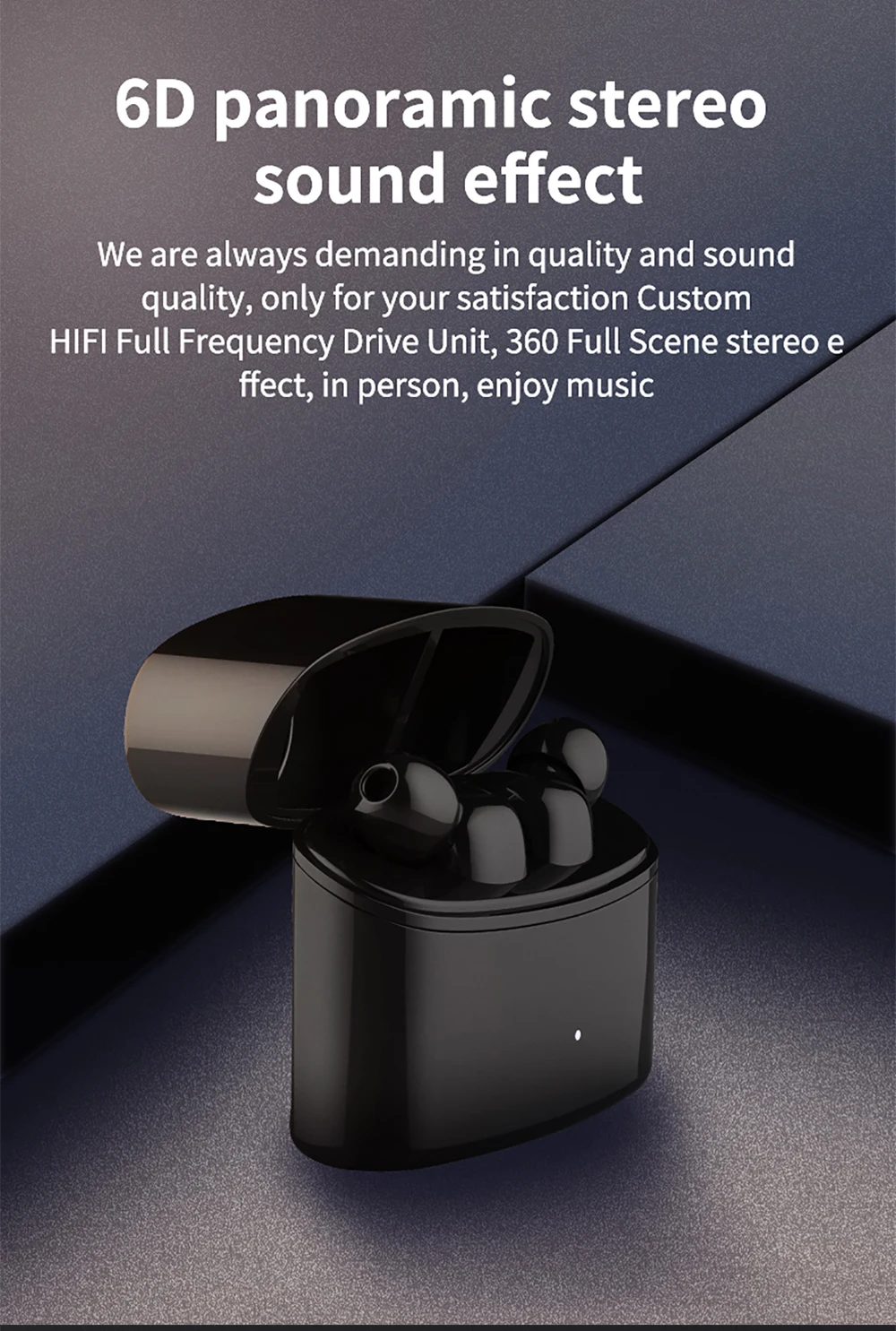 Sluchawki Bluetooth ecouteurs Новое поступление IPX5 Водонепроницаемый TWS T6 гарнитура 5,0 стерео истинный беспроводной fones аурикулярная