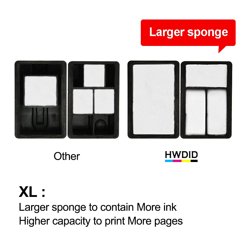 HWDID 121XL заправленный чернильный картридж совместимый для hp/HP 121 XL hp Deskjet D2563 F4283 F2423