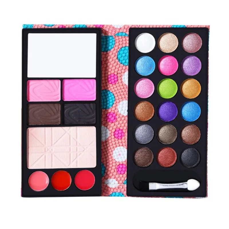 Beauty Fashion 1 коробка 26 цветов косметические тени для век румяна блеск губ бровей