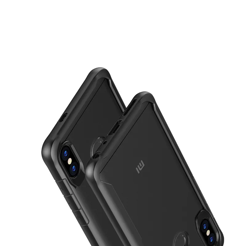 Для Xiaomi Pocphone F1 Прозрачный ударопрочный чехол для Mi A2 Lite Redmi 6 Pro Мягкий ТПУ
