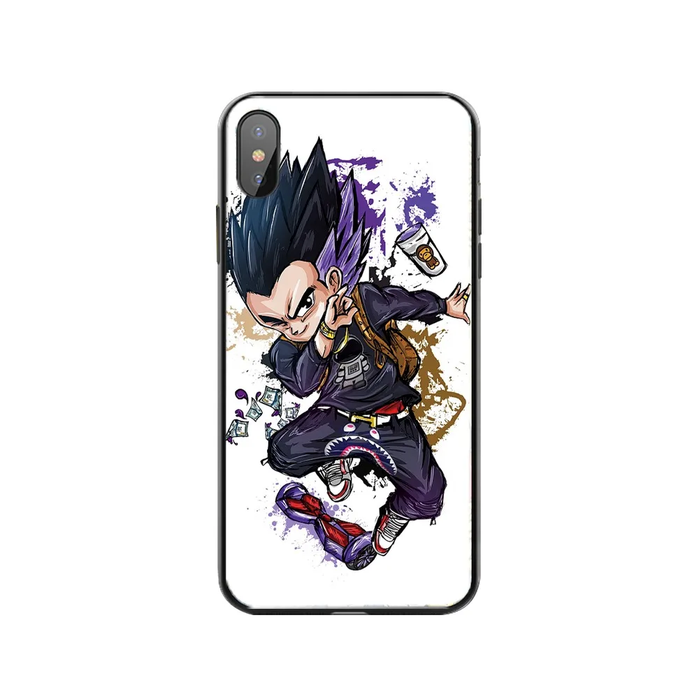 Dragon ball серии ТПУ силиконовый чехол для iPhone XS MAX XR 5 6 7 S плюс защитить резиновая 8