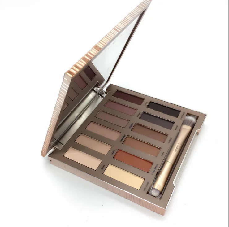 Бесплатная доставка Make up ULTIMATE BASICS matte Farben все матовые 12 цветов Палитра теней для
