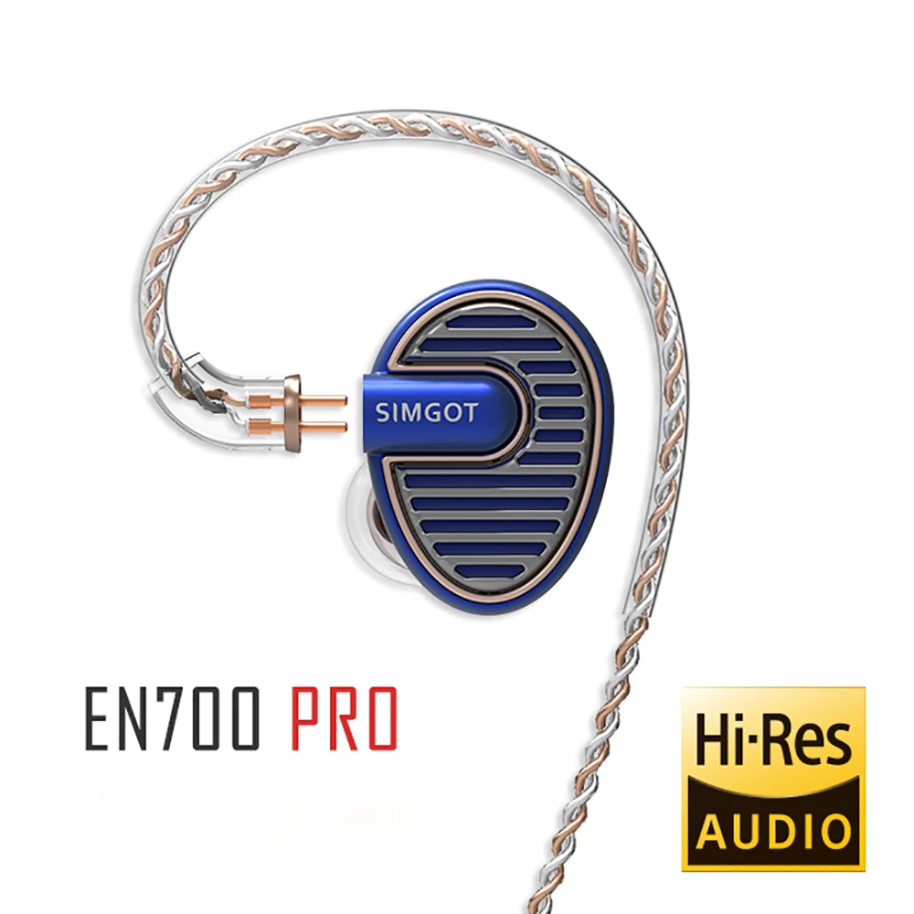 SIMGOT EN700 PRO модернизированные Hi-Res динамические басы HiFi музыкальный монитор DJ