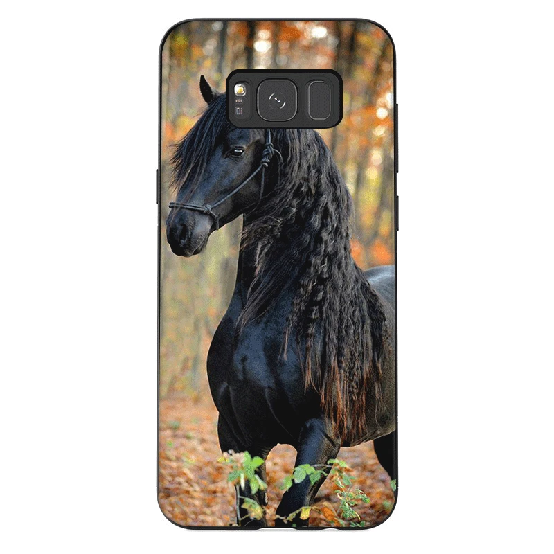 Силиконовый чехол для мобильного телефона Beauty Horse Samsung Galaxy A3 A5 A6 A7 A8 A9 A10 A20 A30 A40 A50 A70