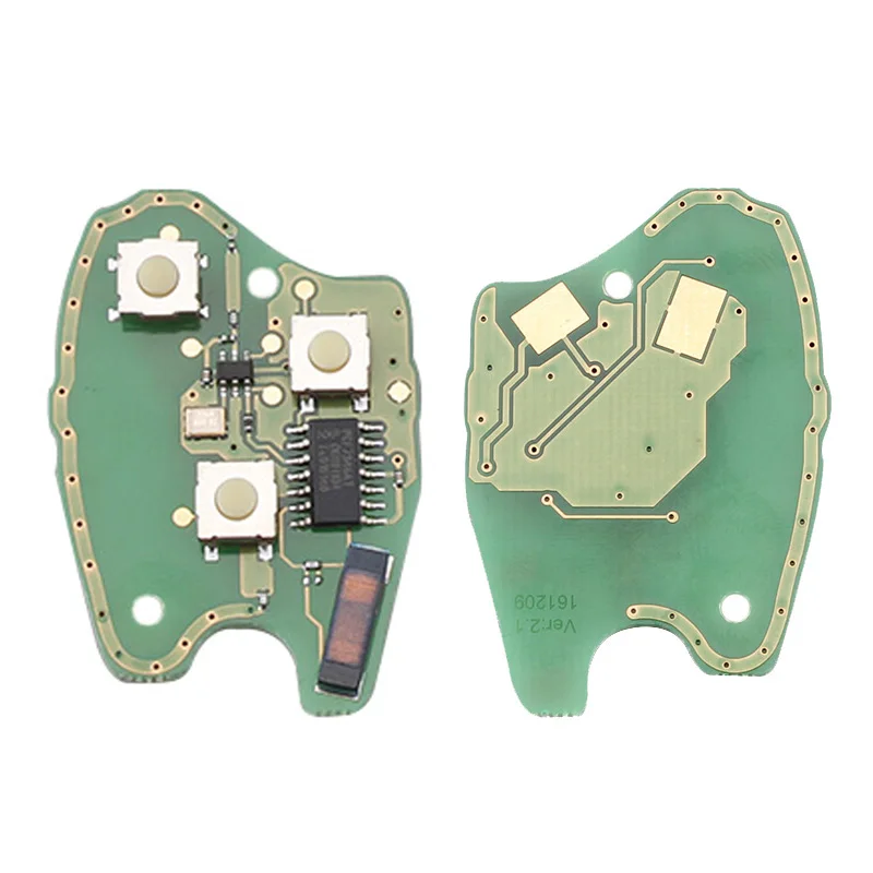 KEYYOU удаленной машине ключ 433 мГц 2 кнопки Keyless PCF7947 PCF7946 для Renault Megane Modus Clio Kangoo Logan Fob