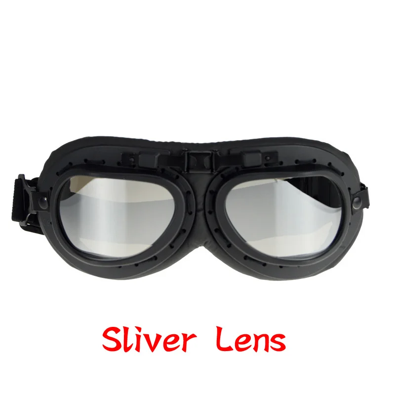 Второй мировой войны Винтажный стиль moto rcycle gafas moto cross moto Goggle очки для скутера очки Авиатор Пилот круизер - Цвет: c3