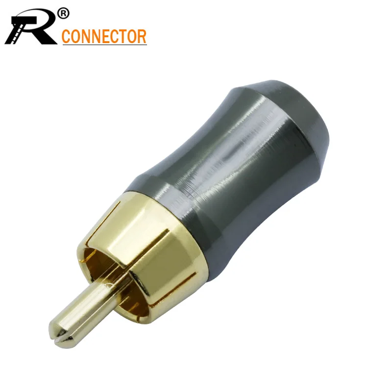 1 шт. роскошный паяльный разъем RCA для динамика аудиовыход/вход переходник с