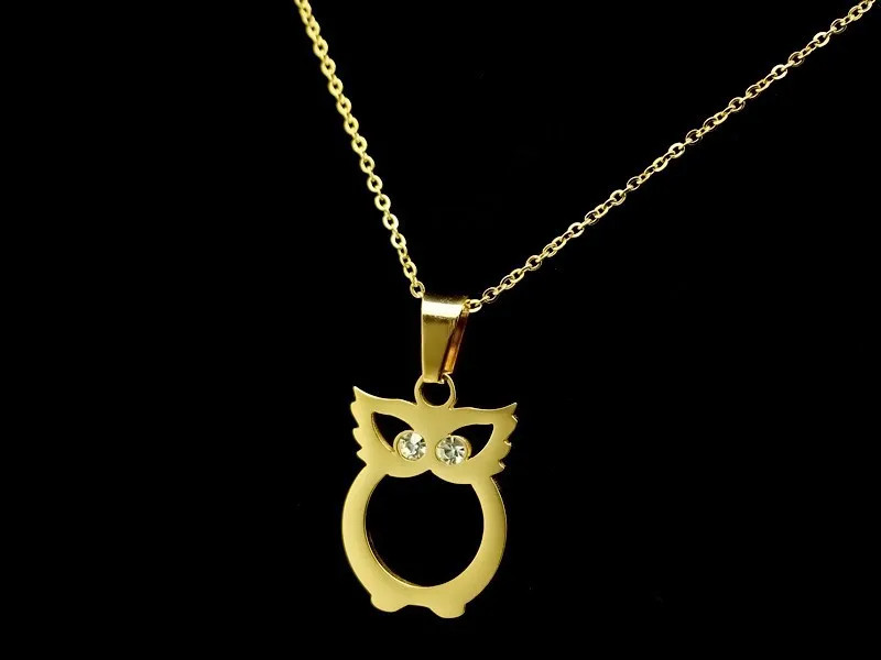 

Fairladyhood Jewelry Animal Shape Owl Stainless Steel Fashion Jewelry Necklace for Woman