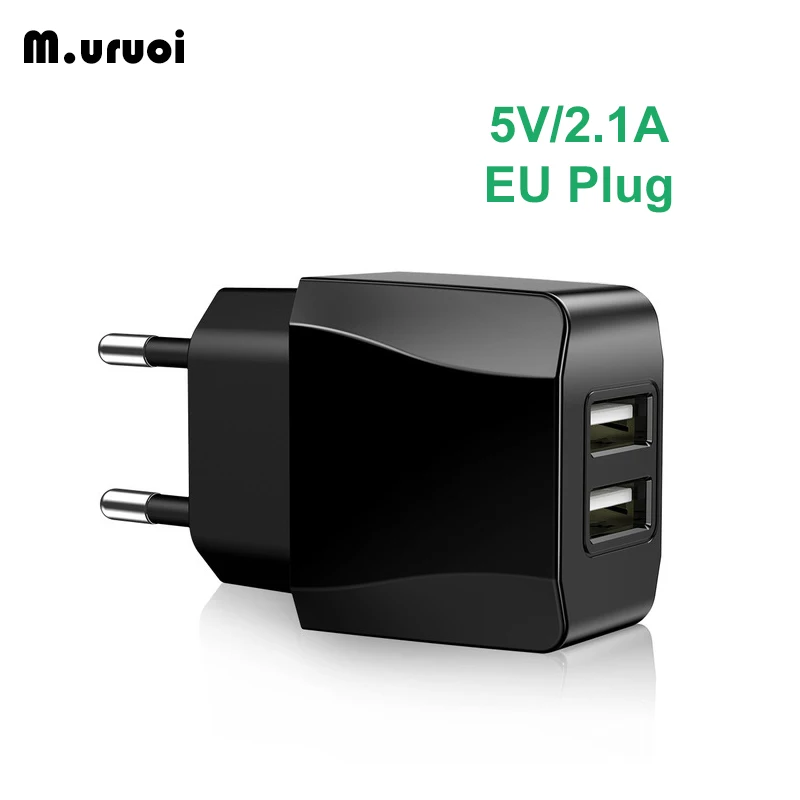 Дорожное зарядное устройство с двумя USB-портами 5 В 2 1 А | Мобильные телефоны и