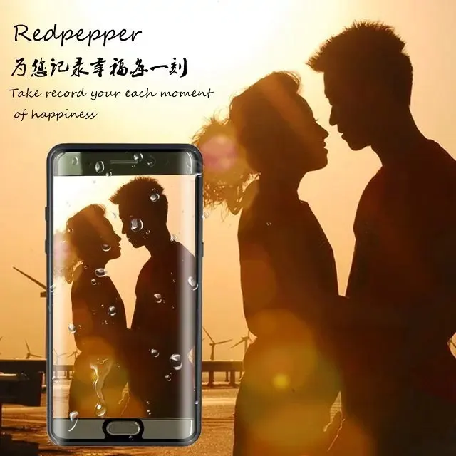 50pcs/lot redpepper case for samsung Galaxy note 7 100% waterproof 7. with red pepper retail package.free shipping DHL |