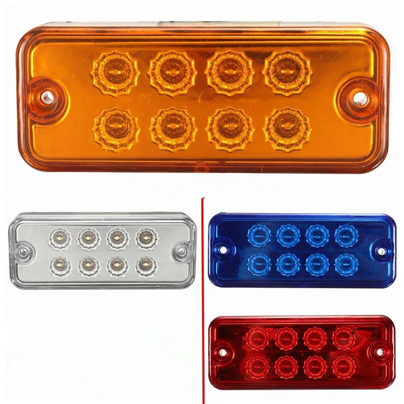 12V 24V 8 светодиодный боковой габаритный фонарь лампы прицеп Грузовик Караван