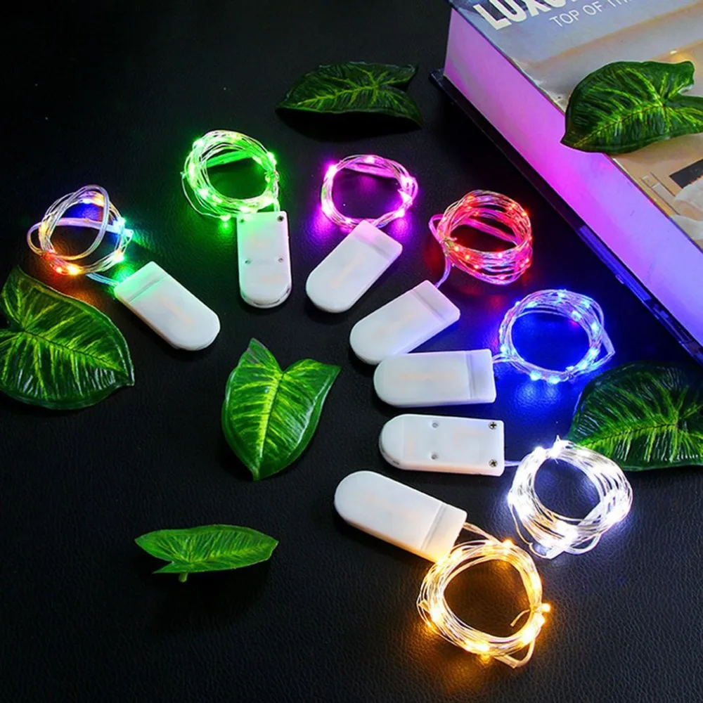 2M Star Lights Light String 20 Led Button Battery Box Copper Wire Flower Cake Decorative Lanterns Holiday | Освещение