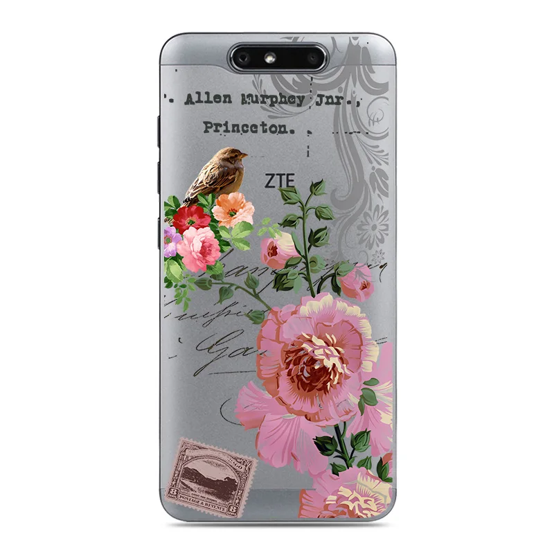 Tfshining Phone Cases for ZTE Blade V8 5.2&quot Soft Silicone Back Cover Case For bags Fundas Capa | Мобильные телефоны и