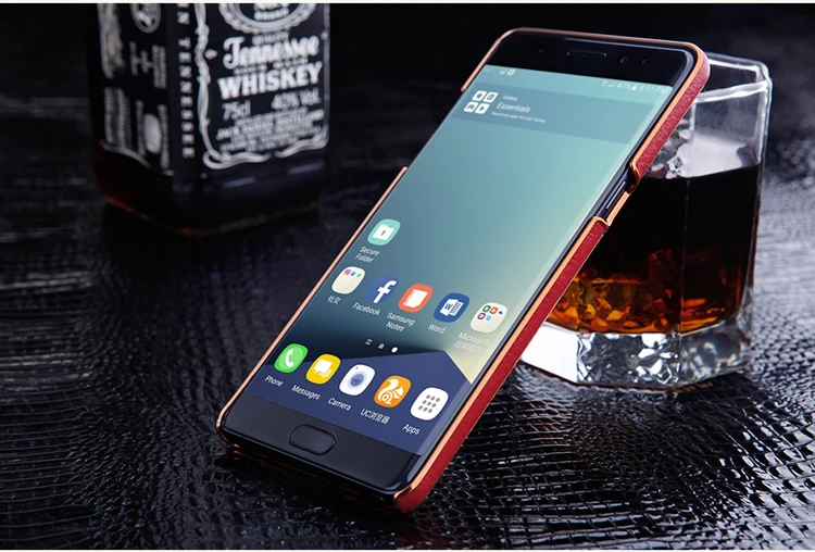 Для samsung Galaxy Note FE NILLKIN Роскошный кожаный чехол для телефона для Galaxy Note Fan Edition чехол с подставкой адсорбционный Магнитный чехол