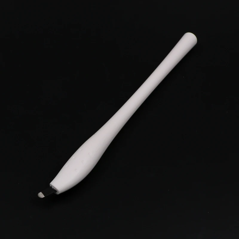 50 Pcs Disposable Microblading Pen With U Shape 18 Needle Eyebrow Blade Manual Microblade Tool 18U in Expiry date/Lot NO | Красота и