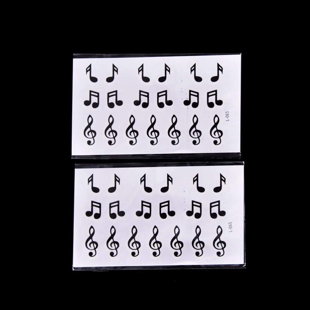 Водонепроницаемый стикер Music Note для женщин и мужчин|tattoo water|temporary fake tattoostattoo sticker |