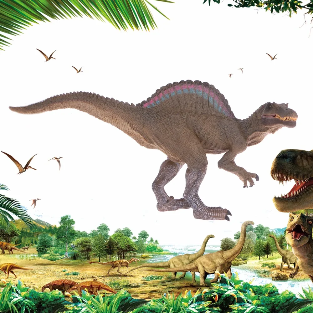 1 шт. Spinosaurus динозавр фигурка игрушки ручная кукла Детская образовательная