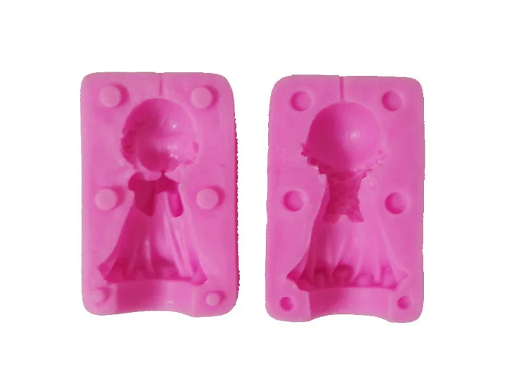 Luyou 3D девочка ангелы серии формы для Fondant (сахарная) прессформы шоколада