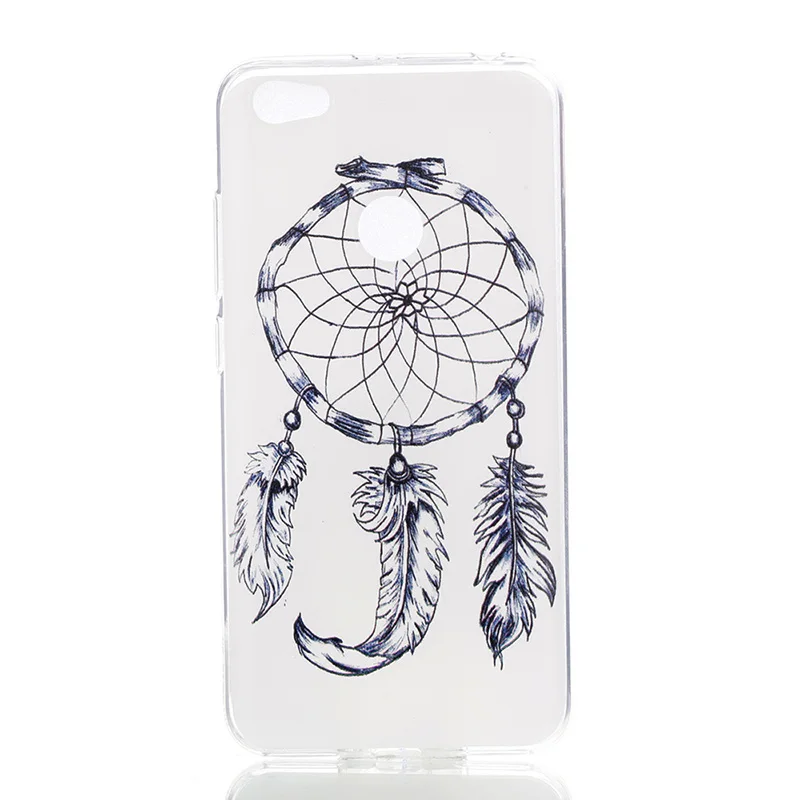 Cute Cat Fashion Flora For Xiaomi Redmi 4 Cases Transparent Silicon TPU Phone Note 5A |