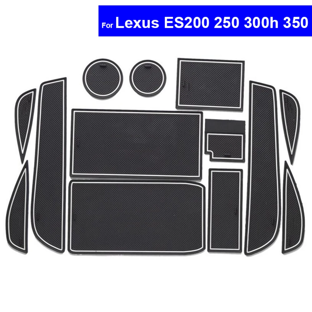 Противоскользящие коврики для дверей Ковров подстаканников Lexus ES250 ES300h ES350 ES200 2013 ~