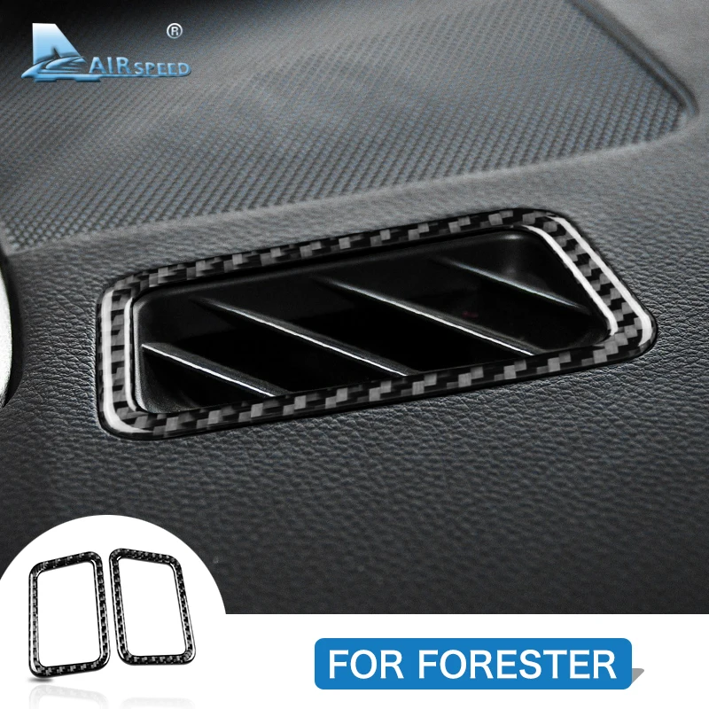 

Airspeed Carbon Fiber for Subaru Forester 2014 Subaru Forester Accessories Air Conditioning Outlet Cover Trims Stickers Interior