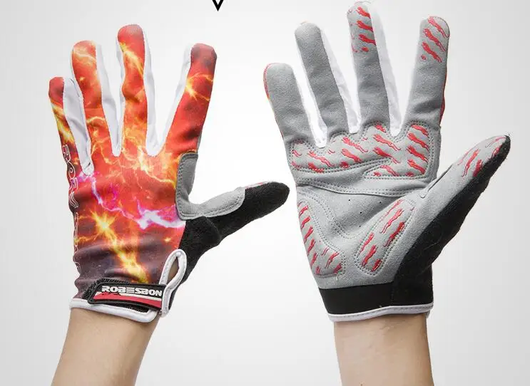ROBESBON перчатки для горного велосипеда с полным пальцем Guantes осень зима Para Ciclismo