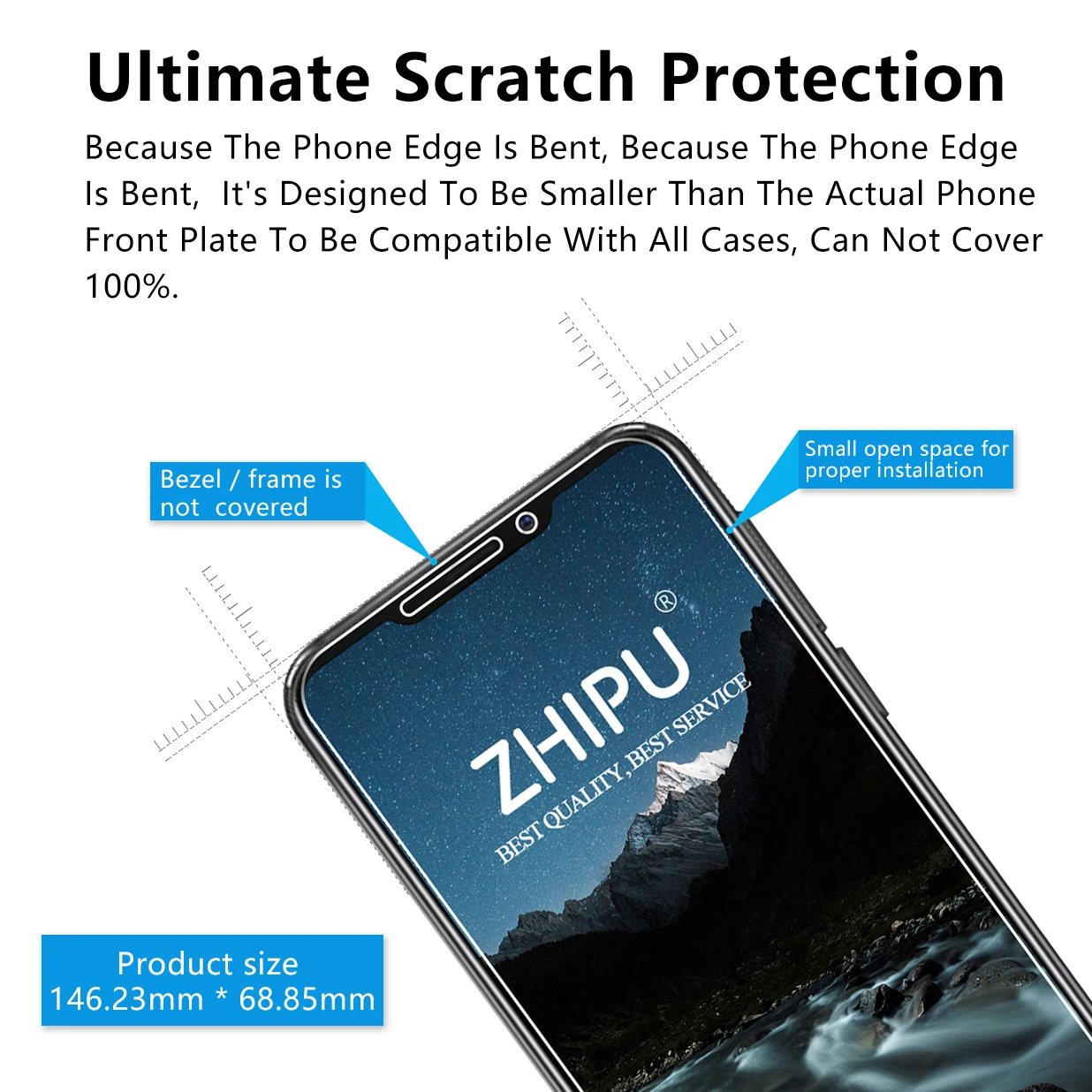 Закаленное стекло премиум класса 2.5D 0 26 мм 9H для Meizu X8 защитная пленка из