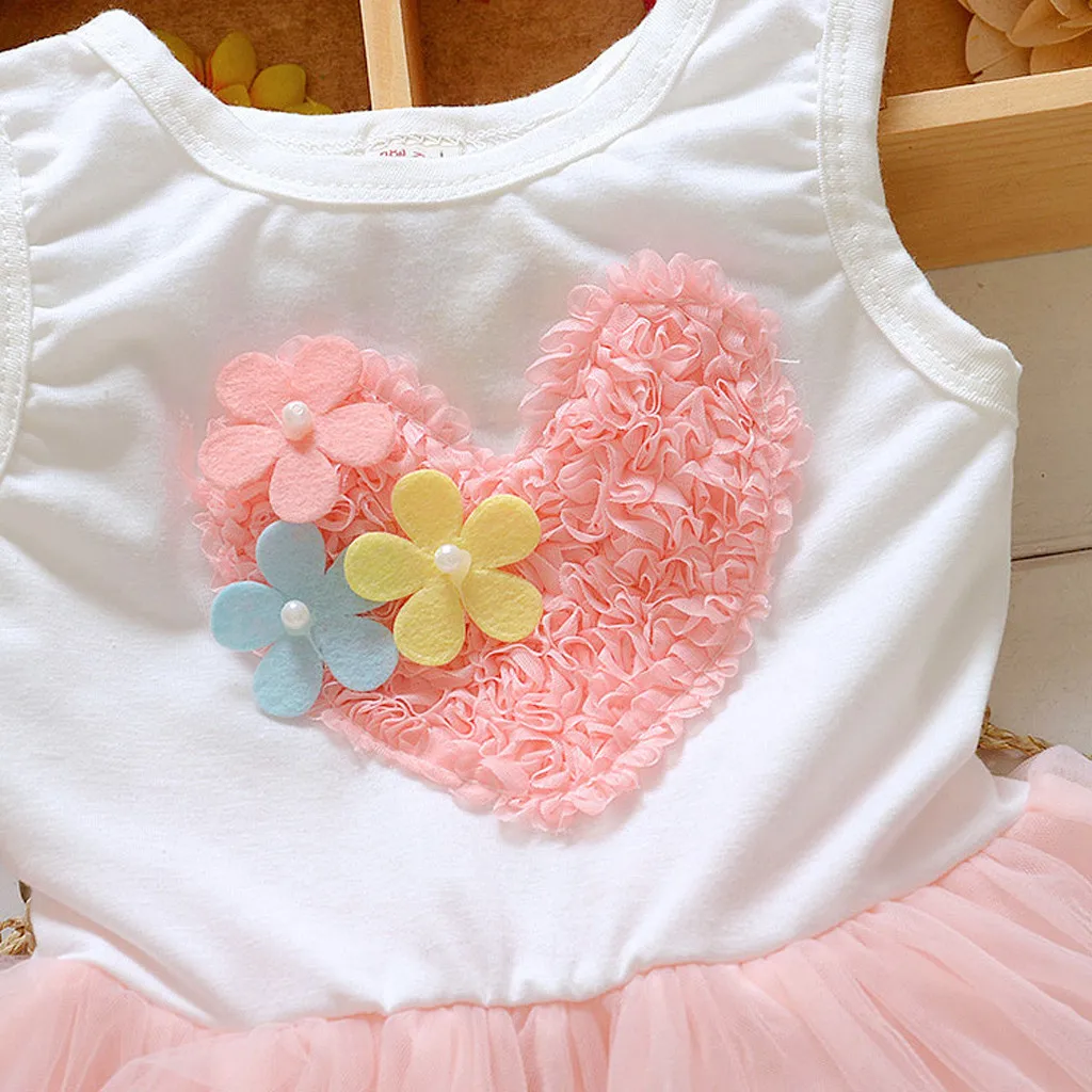 Новинка 2019 года нарядное платье с цветочным узором для девочек детское