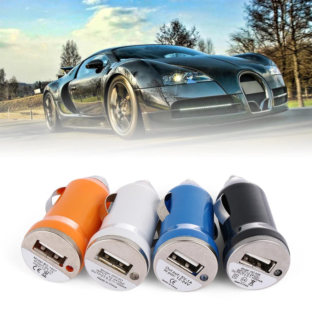Случайный цвет! 1 шт. универсальное USB Автомобильное зарядное устройство 5V 3.1A