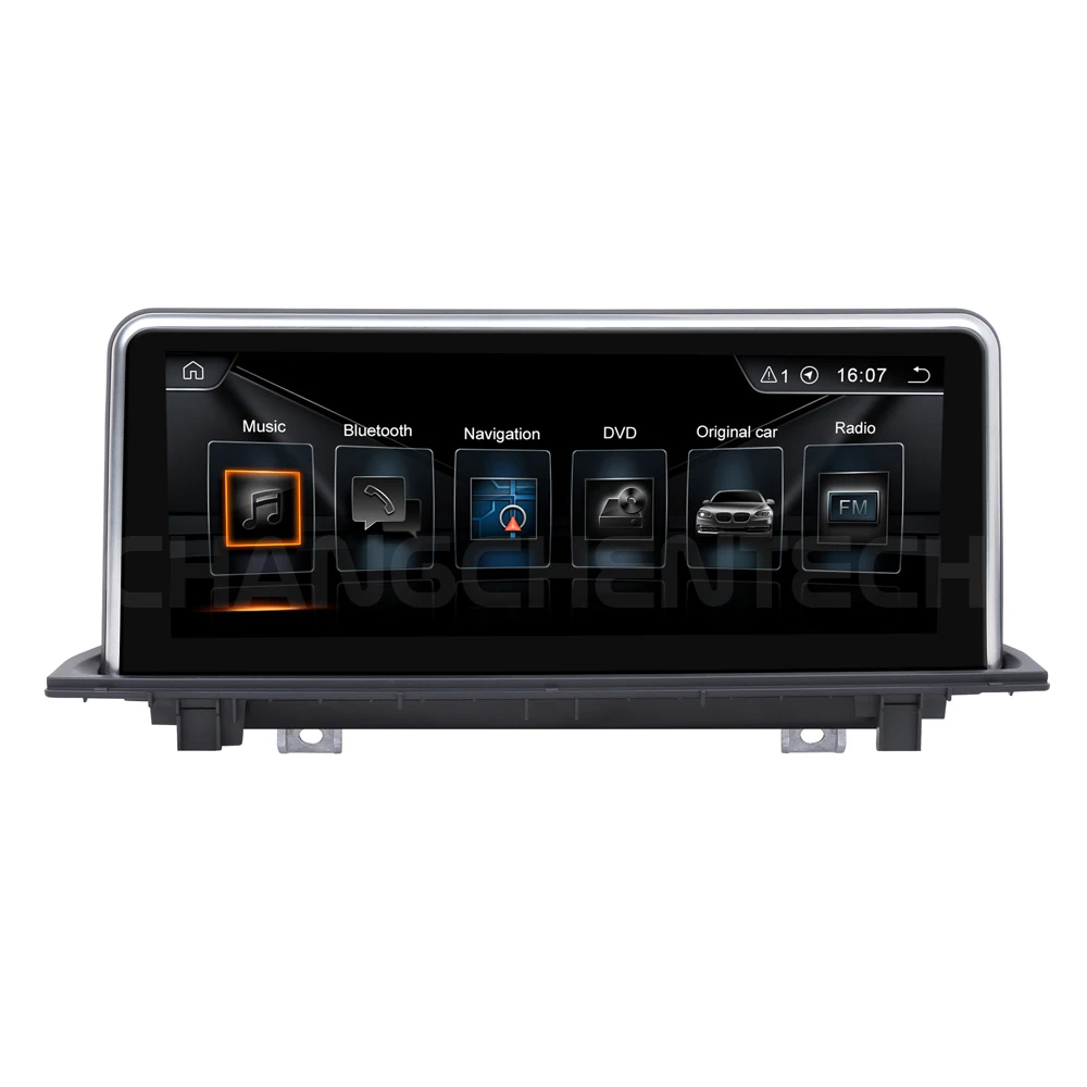 Автомобильный сенсорный черный экран Android 10 0 64G мультимедиа для BMW X1 F48 EVO GPS