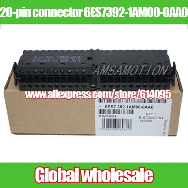 1 шт. 20-контактный разъем передний разъем 6ES7392-1AM00-0AA0/S7300PLC разъем для Siemens электронные информационные системы