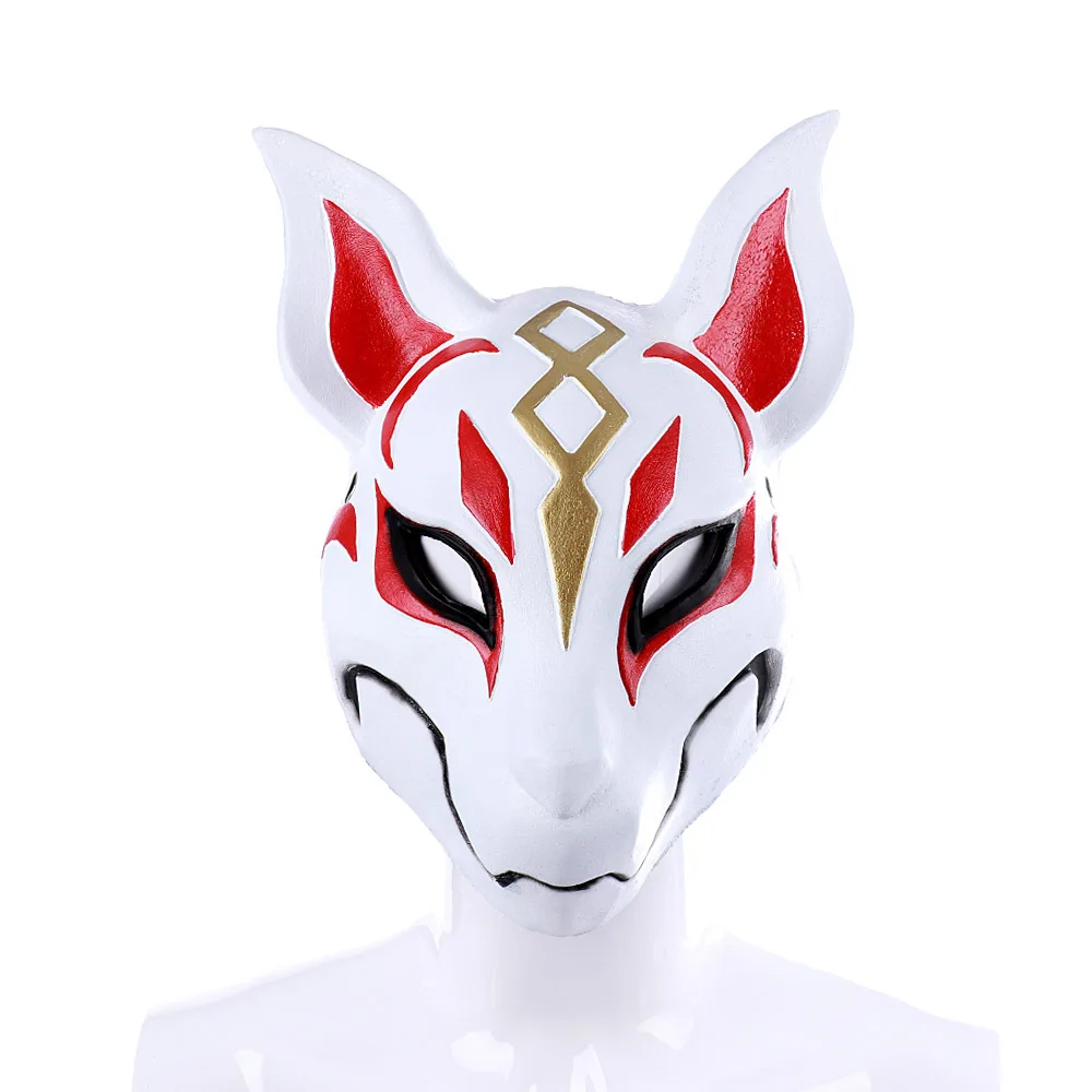 VEVEFHUANG игра Drift косплей маска для лица лиса kitsune животное полная голова взрослых унисекс маскарадный шлем вечерние Хэллоуин - Цвет: fox