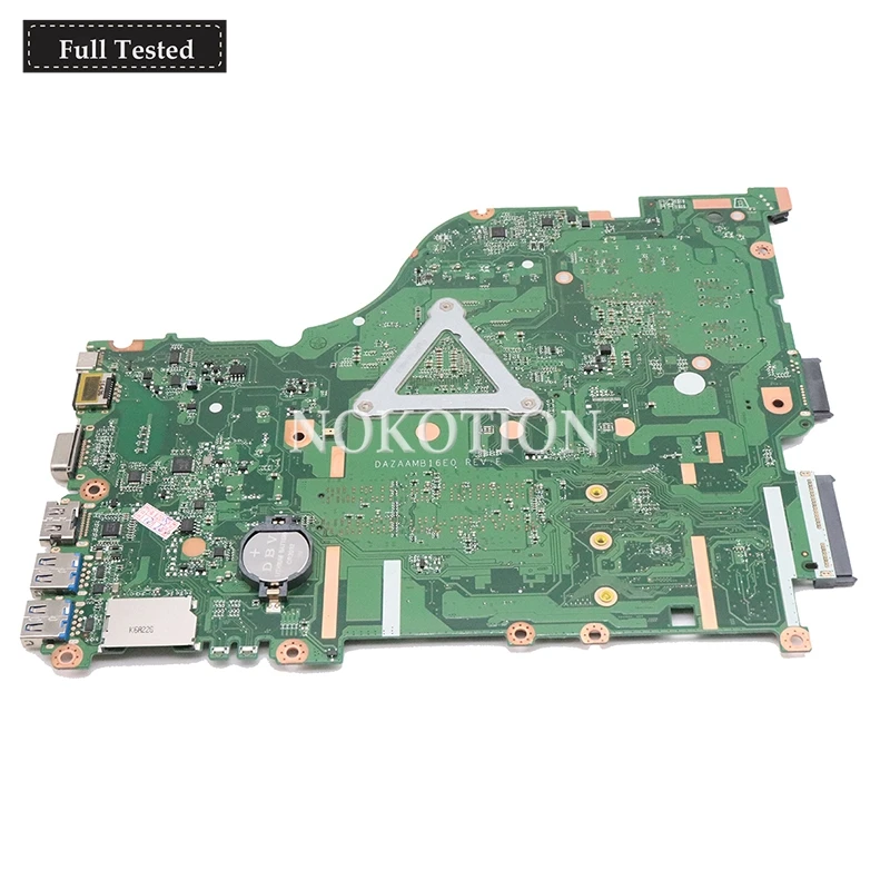 NOKOTION NBGD611005 NBGD6110056 DAZAAMB16E0 основная плата для acer Aspire E5 575G материнская ноутбука 940MX