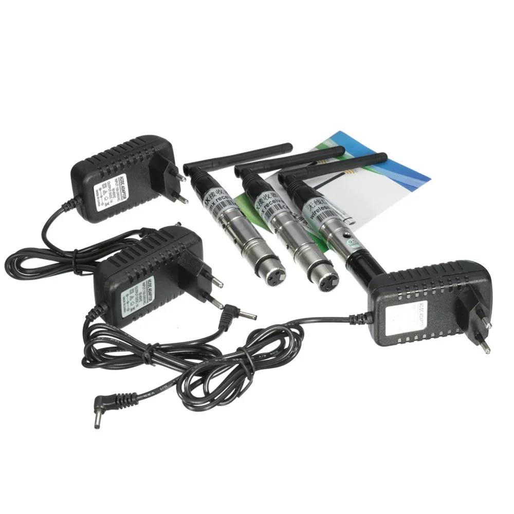 4 шт. 2 ГГц ЖК-дисплей беспроводной DMX512 передатчик/приемник Dmx ручка Dj светильник ing