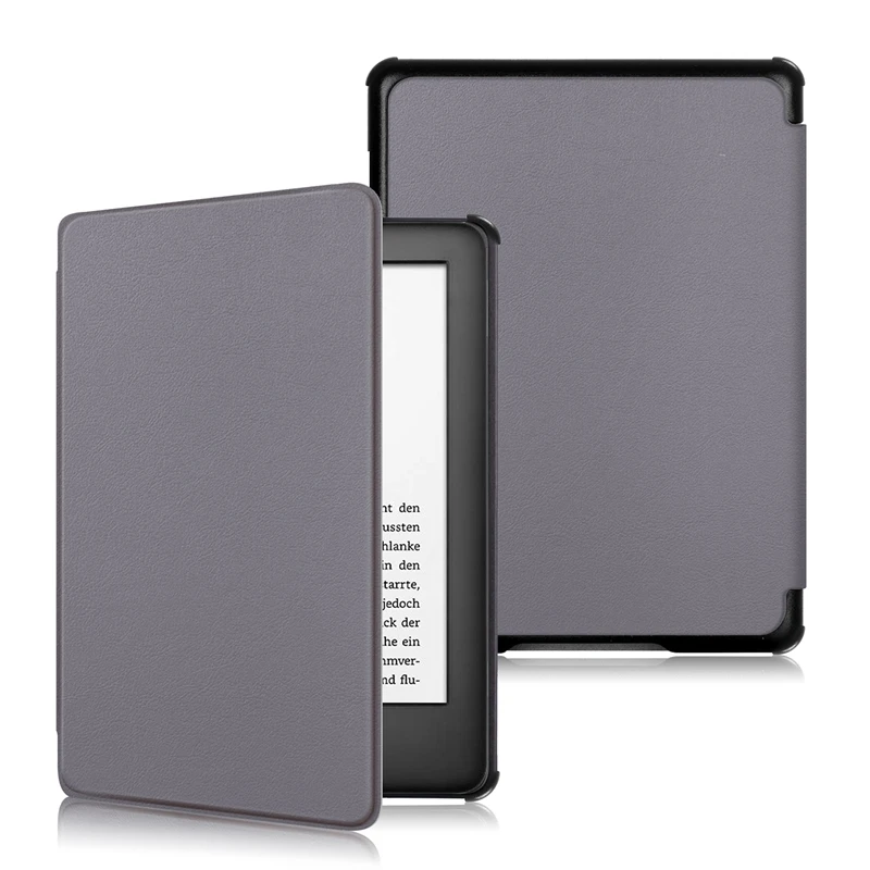 Для Amazon все- Kindle 10th поколения бизнес-мультфильм 6,0 дюймов окрашенный принт из искусственной кожи флип сон умный чехол